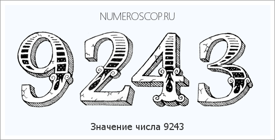 Расшифровка значения числа 9243 по цифрам в нумерологии