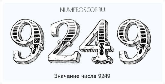 Расшифровка значения числа 9249 по цифрам в нумерологии