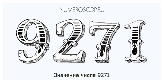 Расшифровка значения числа 9271 по цифрам в нумерологии