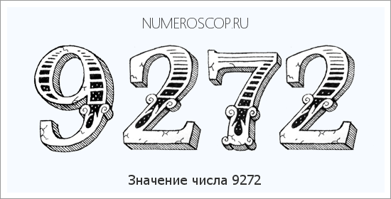 Расшифровка значения числа 9272 по цифрам в нумерологии