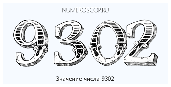 Расшифровка значения числа 9302 по цифрам в нумерологии