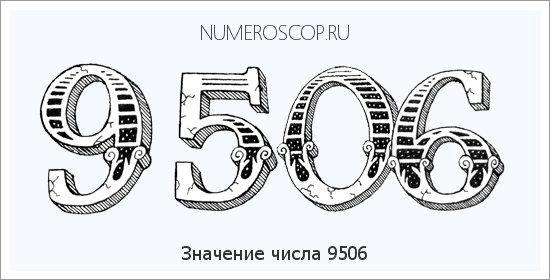 Расшифровка значения числа 9506 по цифрам в нумерологии
