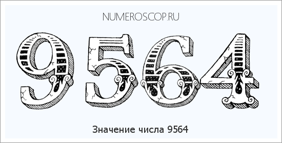 Расшифровка значения числа 9564 по цифрам в нумерологии