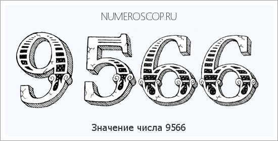 Расшифровка значения числа 9566 по цифрам в нумерологии
