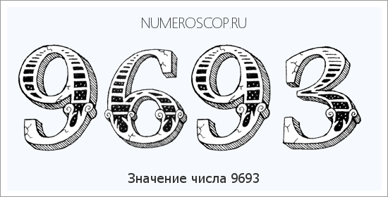 Расшифровка значения числа 9693 по цифрам в нумерологии