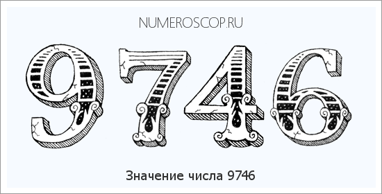 Расшифровка значения числа 9746 по цифрам в нумерологии